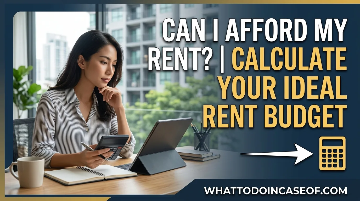 Can I Afford My Rent? Calculate Your Ideal Rent Budget